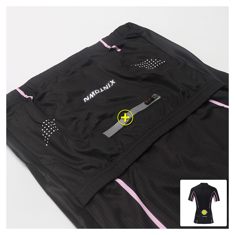 XINTOWN Cycling Jersey Summer Short-Sleeved Breathable  Woman Bike T-Shirt for Mountain Biking