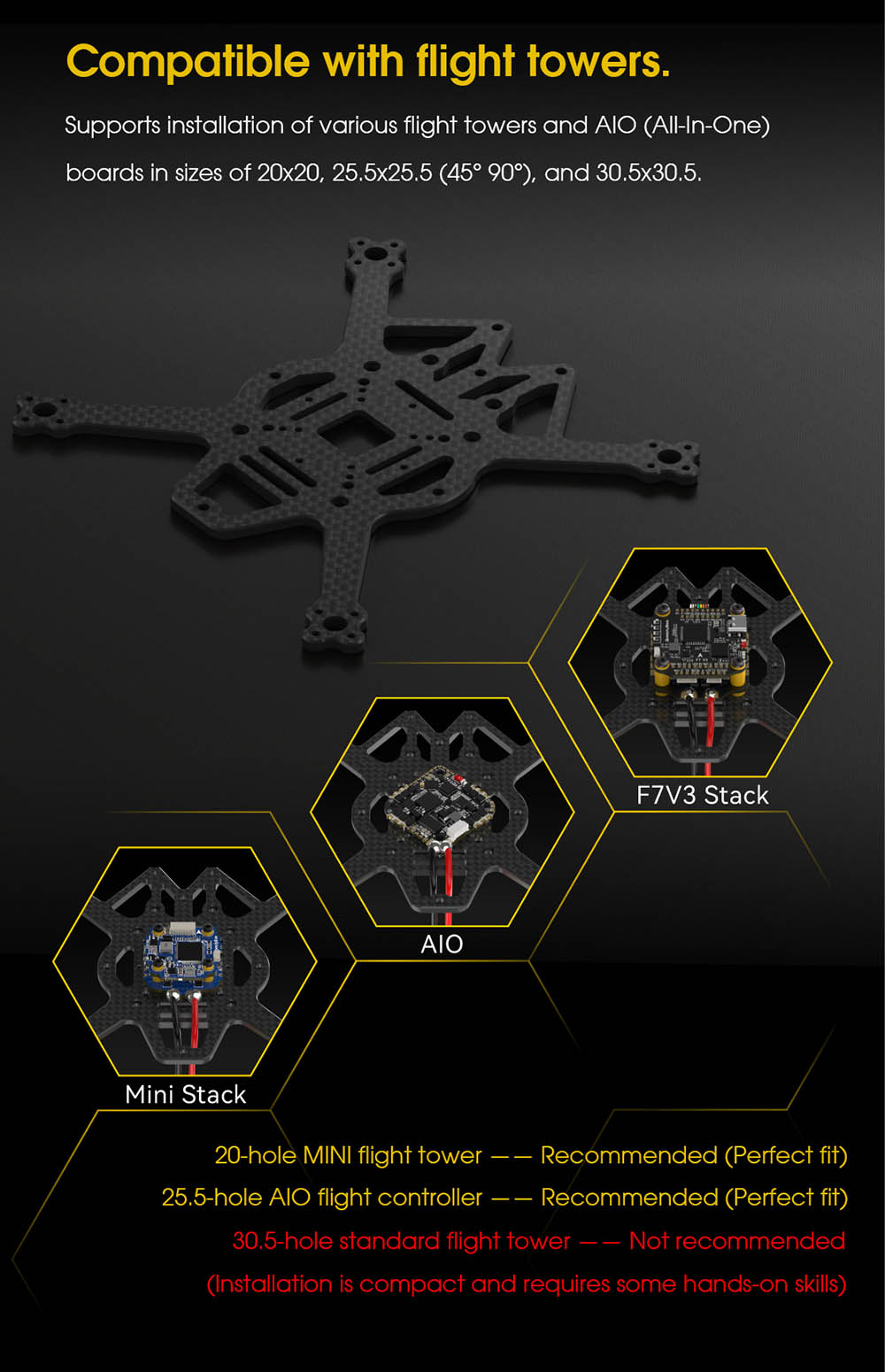 SpeedyBee Bee35 Pro LED 153mm Wheelbase 3.5 Inch Frame Kit Support DJI O3 for DIY CineWhoop RC FPV Racing Drone