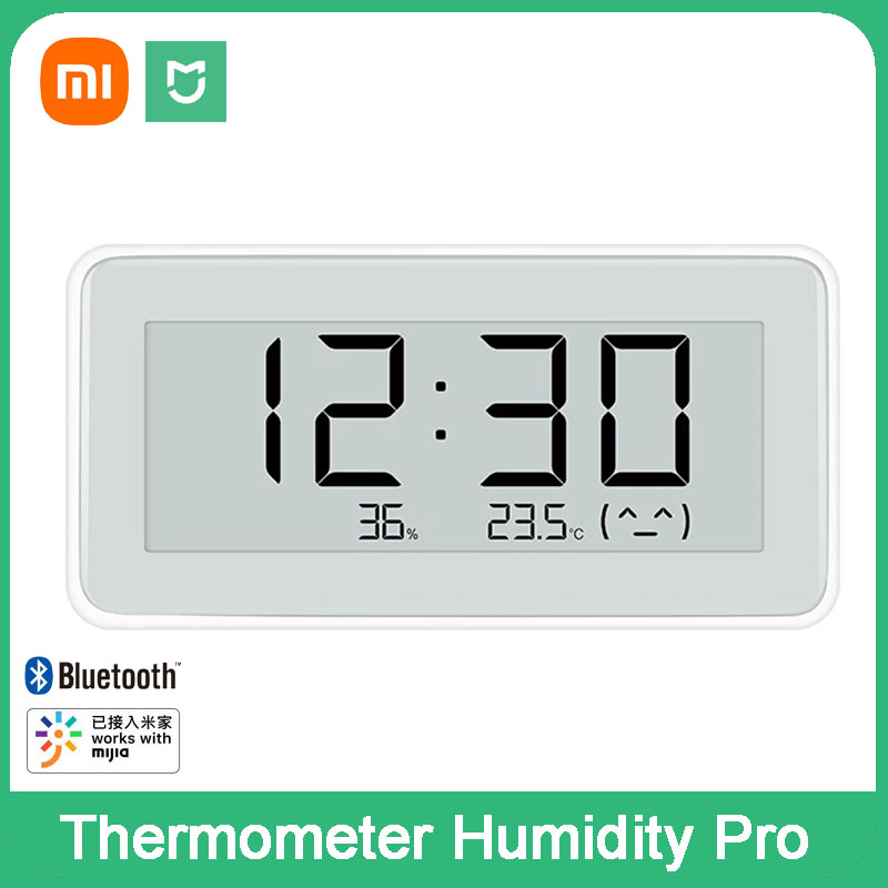 Xiaomi Mijia Hygrometer Thermometer Pro BT 4.0 Wireless Smart Electric Digital Clock LCD Temperature Measuring Tools