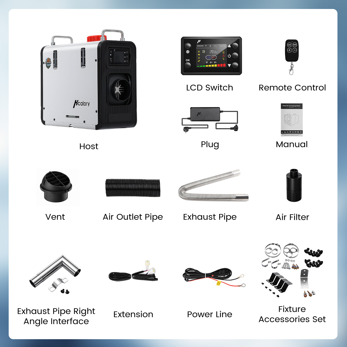 Image demonstrating the installation of the vent elbow pipe to the heater's exhaust port.