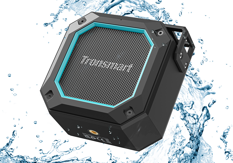 Tronsmart Grroove 2 10W ブルートゥース 5.3 スピーカー ポータブルスピーカー Dual EQモード IPX7防水  LEDライト TWS アウトドアワイヤレススピーカー