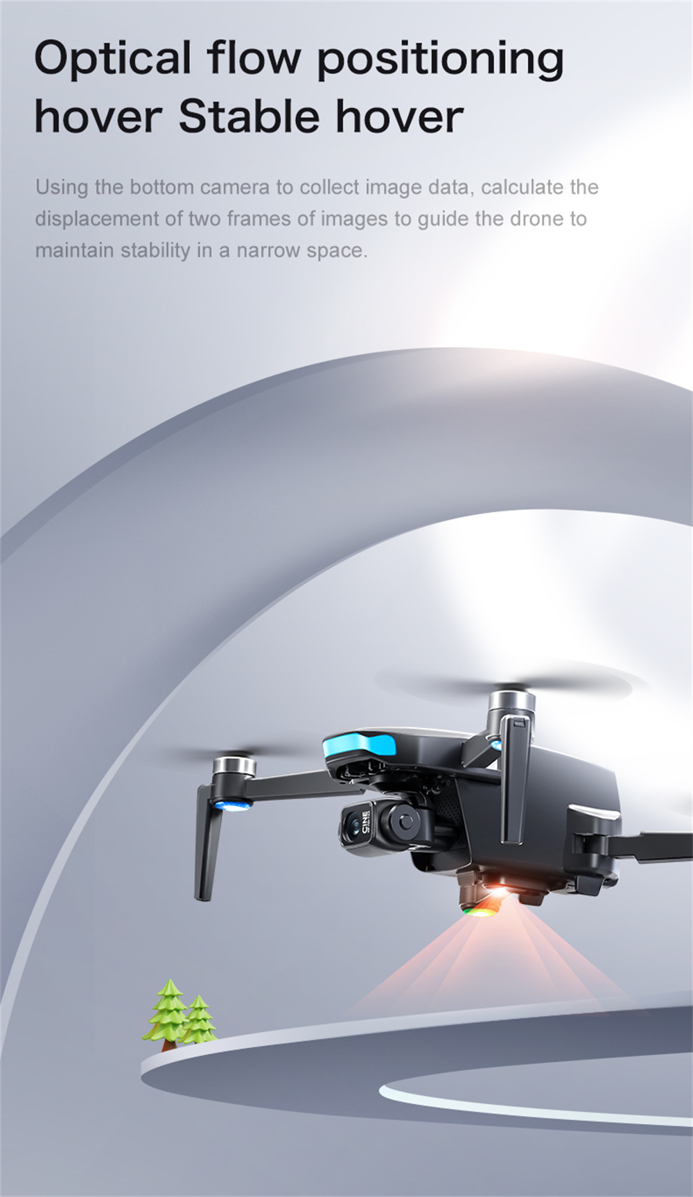 LSRC S-X1 GPS 5G Digital FPV with 5.9inch LCD Screen Controller 1080P HD Dual Camera 3-Axis EIS Gimbal Optical Flow Positioning Brushless Foldable RC Drone Quadcopter RTF