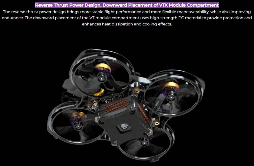 Flywoo FlyLens 75 DJI O3 / O3 Lite 2S 1.6 Inch Whoop FPV RC Racing Drone with Digital HD System