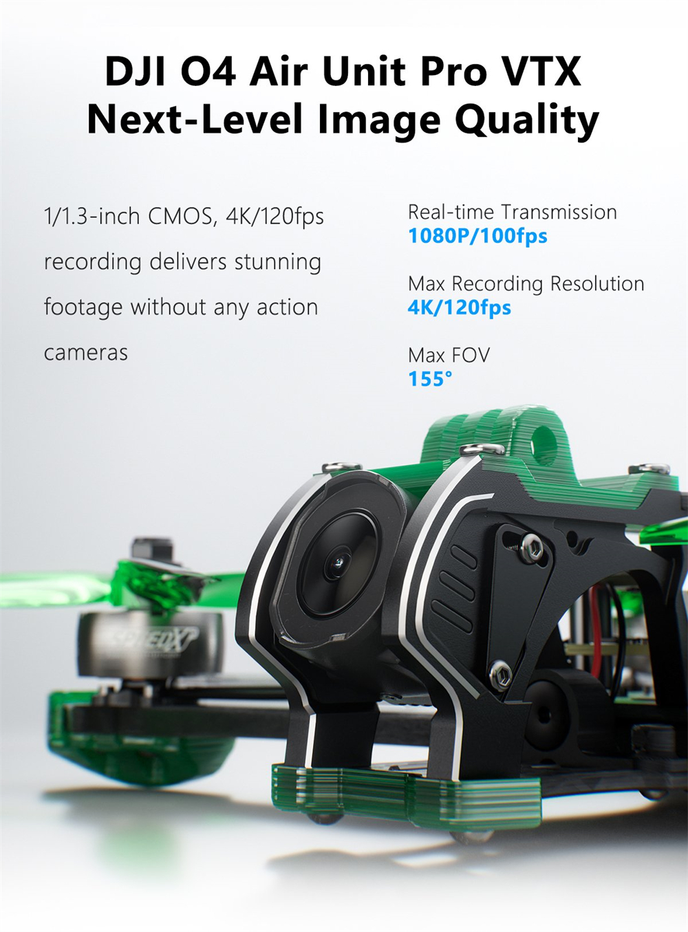 GEPRC MARK5 DC O4 Pro 230mm 5 Inch 6S GPS RC FPV Racing Drone PNP BNF with 2107.5 1960KV Motor