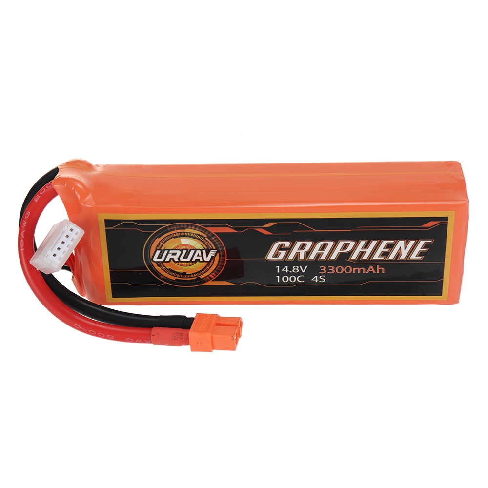 URUAV GRAPHENE Power 14.8V 3300mAh 100C 4S LiPo Battery XT60 Plug for RC Drone