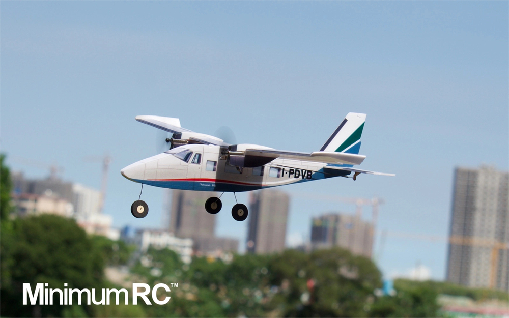 MinimumRC Vulcan Air P-68 360mm Wingspan 2.4GHz 4CH Dual Brushed Motor Micro Trainer RC Airplane KIT