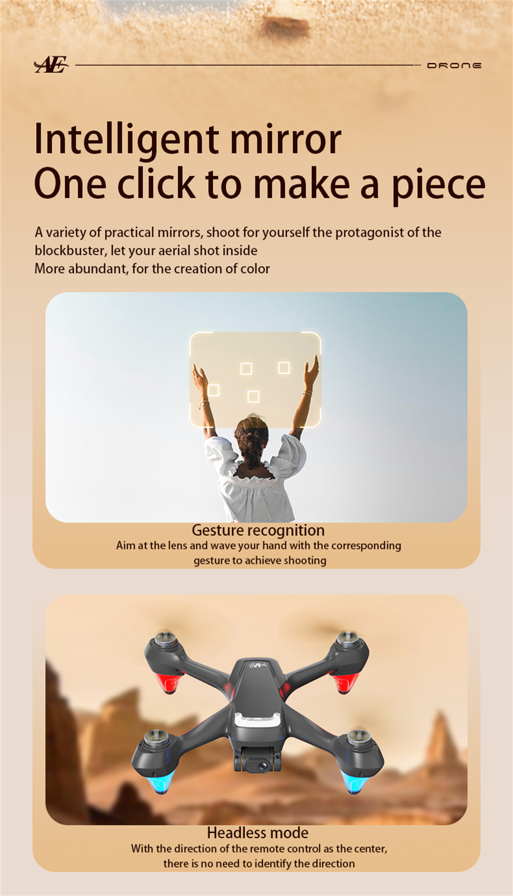 AE9 GPS 5G WiFi FPV with 5.9inch LCD Screen Controller HD Dual Camera Optical Flow Positioning LED Light Brushless 2.4G Remote Control RC Drone Quadcopter RTF