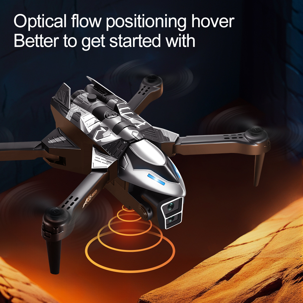 YCRC A66 WiFi FPV with HD Dual Camera 360° Obstacle Avoidance Optical Flow Positioning One-Key Spray Foldable RC Drone Quadcopter RTF