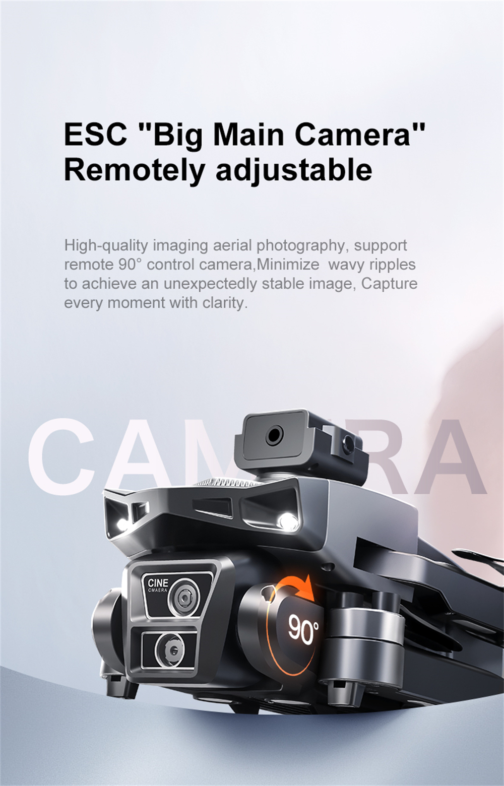 PJC LU30 GPS 5G WiFi FPV with 5.9inch LCD Screen Controller 720P HD Dual Camera Servo Gimbal 360° Obstacle Avoidance Brushless Foldable RC Drone Quadcopter RTF