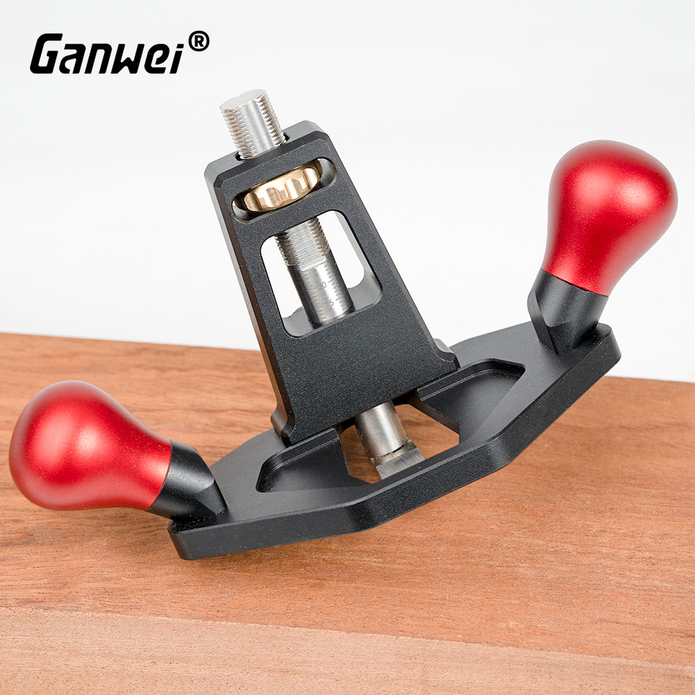 Woodworking Router Plane Depth Adjusting Screw Nut Handheld Router Planer for Right Angle Tenon Shoulder Trimming Slotting