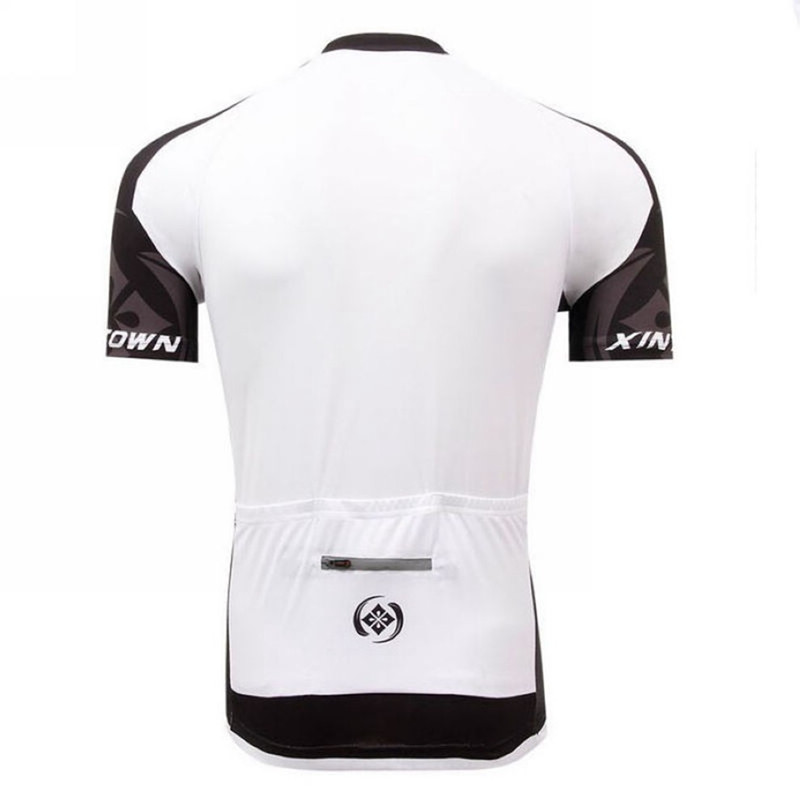 XINTOWN Bike Jersey Bib Sets White Black Summer Ropa Ciclismo Cycling Top Bottom Men Riding Bicycle Clothing Suits