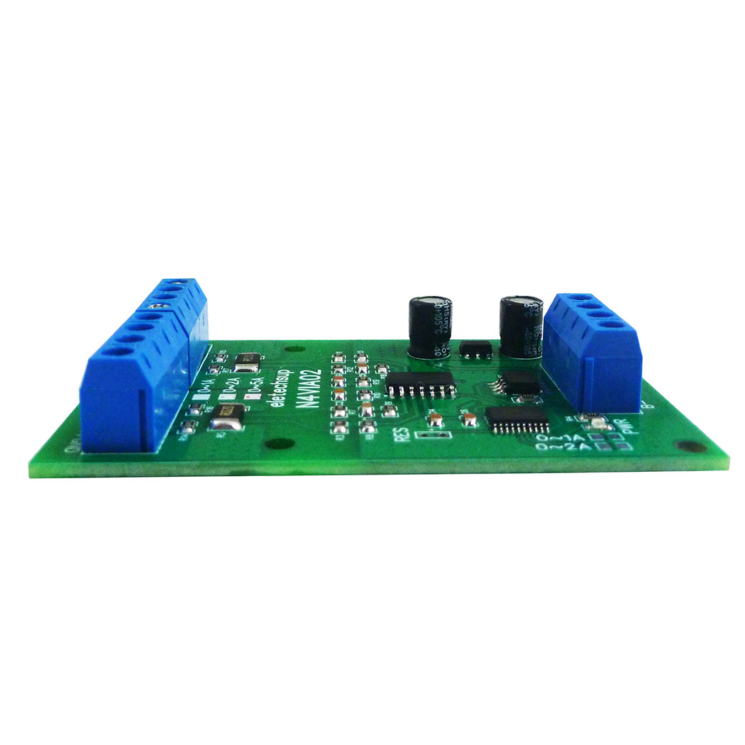 N4VIA02 RS485 0-1A/2A/5A Current and 0-30V Voltage Acquisition Module