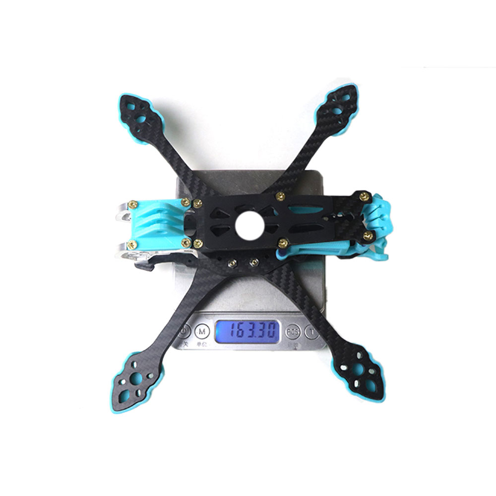 HSKRC MAK5 225mm Wheelbase 5mm Arm Thickness X Type 5 Inch Frame Kit Support DJI O3 Air Unit for RC Drone FPV Racing