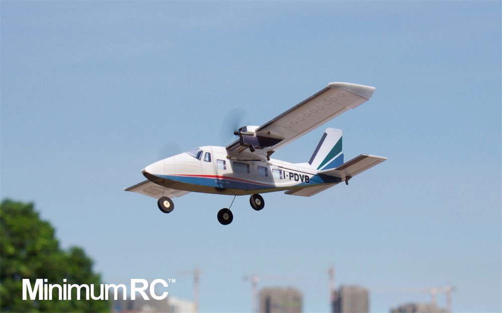 MinimumRC Vulcan Air P-68 360mm Wingspan 2.4GHz 4CH Dual Brushed Motor Micro Trainer RC Airplane KIT