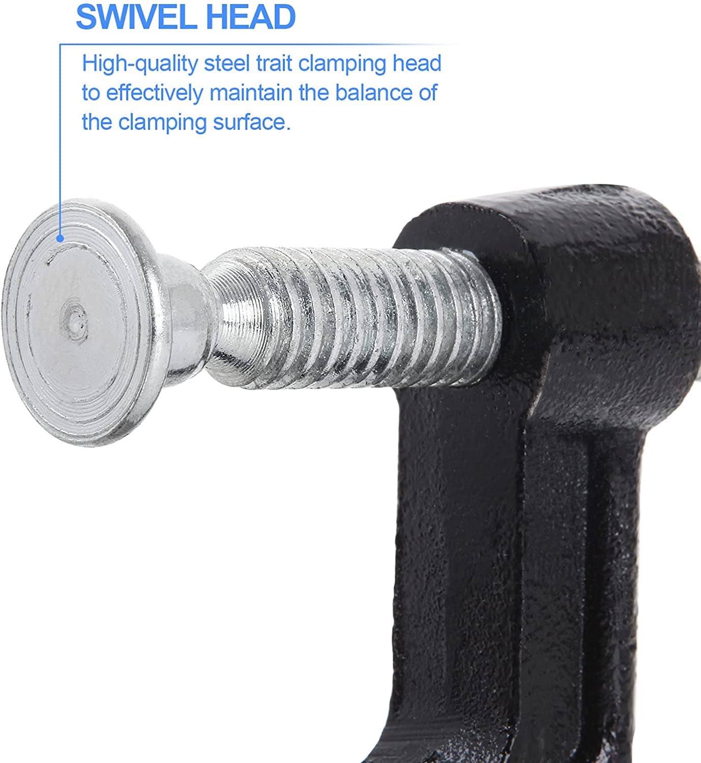 2/3/4/5/6 Inch C Clamp Heavy Duty Steel G Clamp Woodworking Clamp Fixed Fixtures Hardware Tool