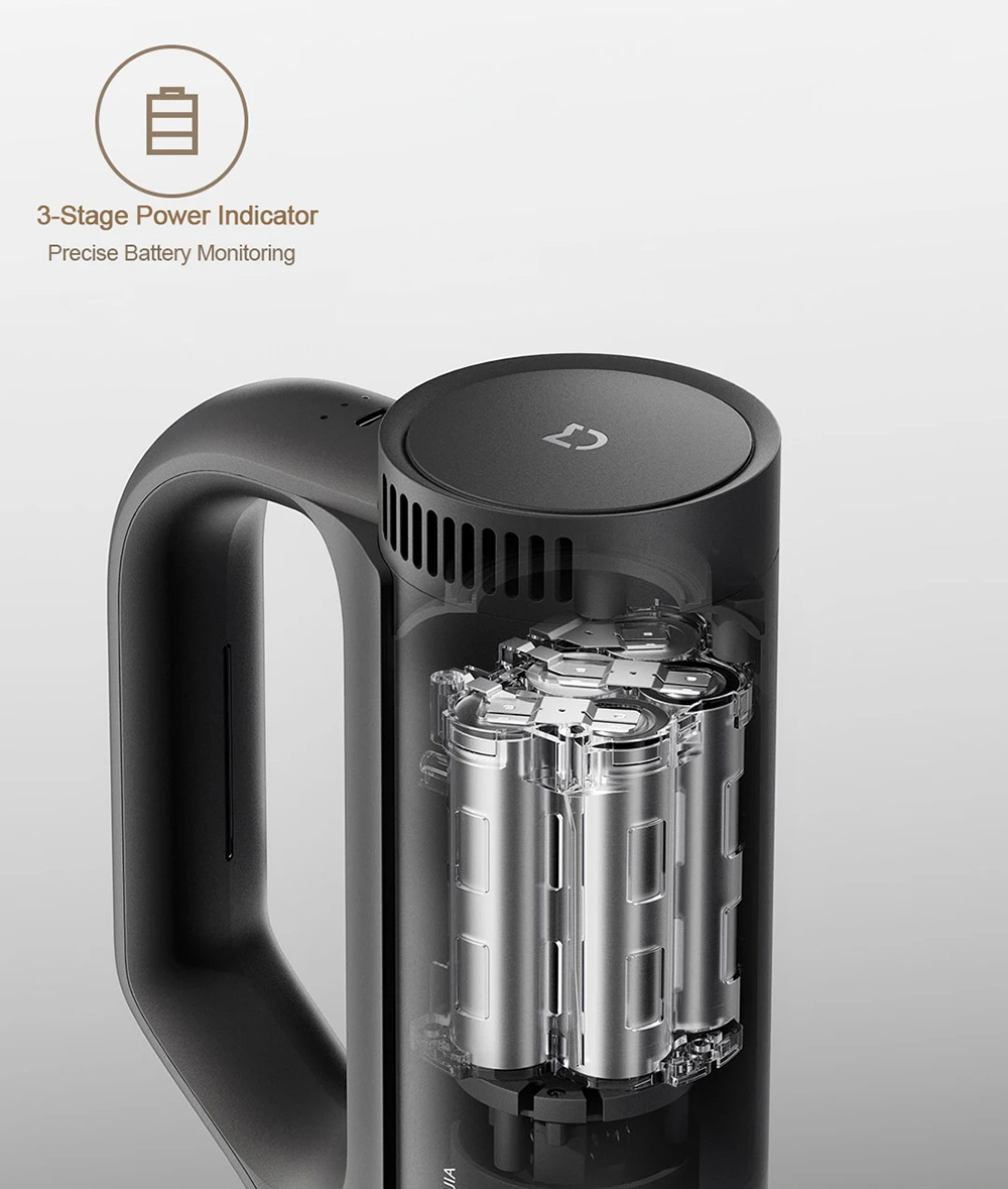 XIAOMI MIJIA Cordless Handheld Vacuum Cleaner 21kPa Powerful