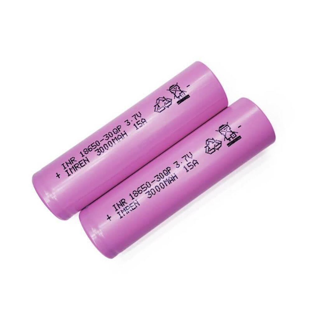 [USA Direct] 10/20/40Pcs IMREN 30QP 3000mAh 15A High Power 18650 Battery 3.7V Rechargeable Lithium-ion Batteries Cells For Flashlights RC Toys Home Tools