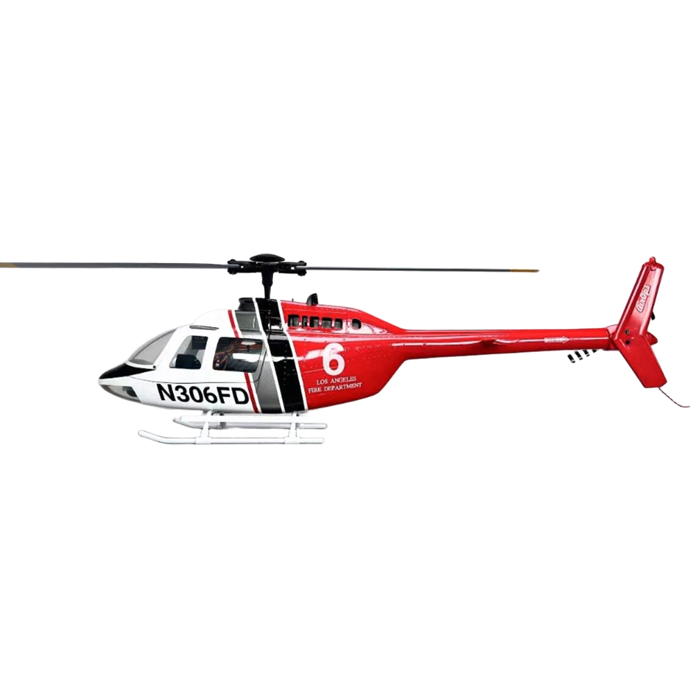 ROBAN Bell-206 450 Class 2.4G 11CH GPS Stabilized Scale Flybarless RC Helicopter RTF With X1 Flight Controller