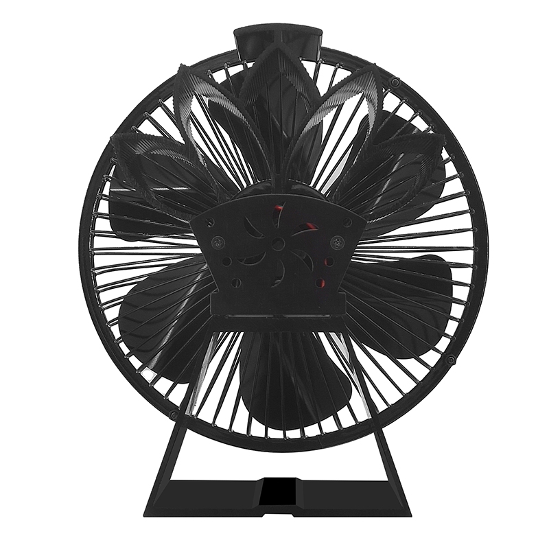 Heat Powered 6 Blades Stove Fan Eco Friendly And Efficient Wood