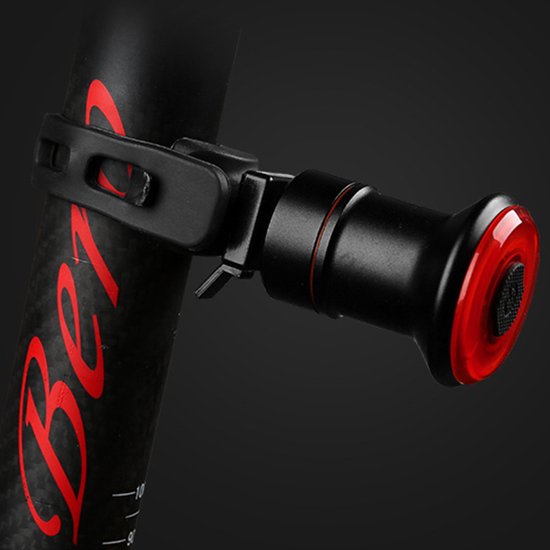100LM Brightness IPX6 Waterproof  Smart Bicycle Tail Rear Light Auto Brake Sensing Light USB Charge Cycling Taillight