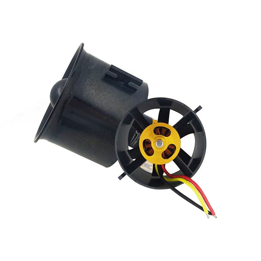 QX-Motor 70mm 6 Blades EDF Unit With QF2827 2300KV Brushless Motor 6S for RC Airplane Jet