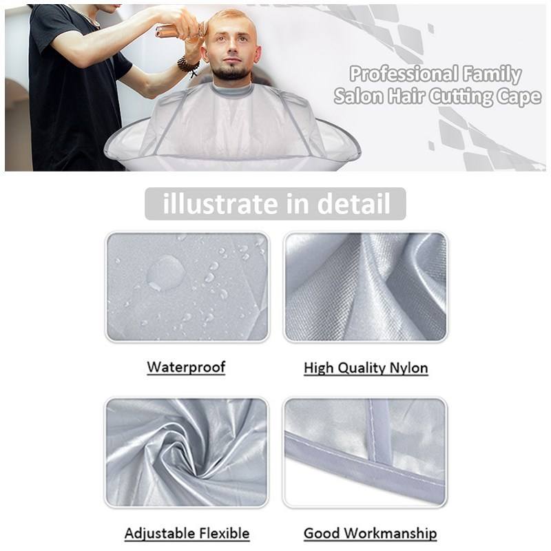 Apron Barber Hairdressing Cape for Adult Master Barber Shaving kitchen Child Beards Hairdresser Gown Cut Coat Beard Apron