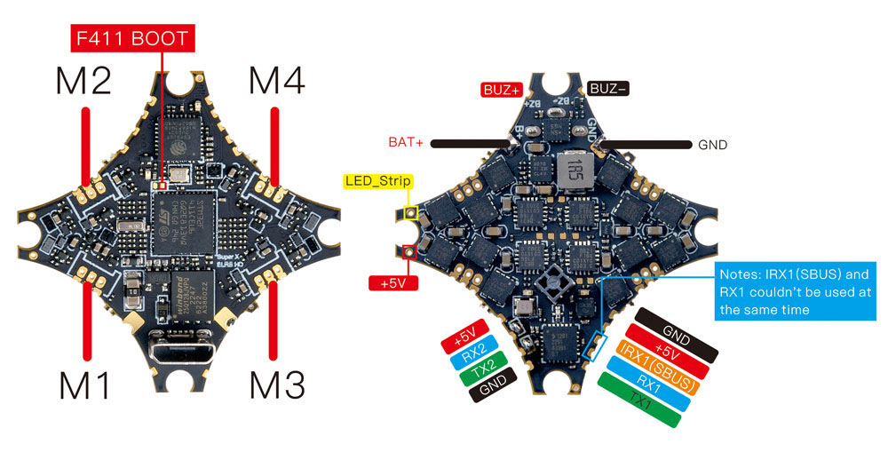 Happymodel Mobula6 ECO 2024 1S 65mm Ultra Light Micro HD Whoop RC FPV Racing Drone ELRS BNF with HDZero ECO VTX Camera