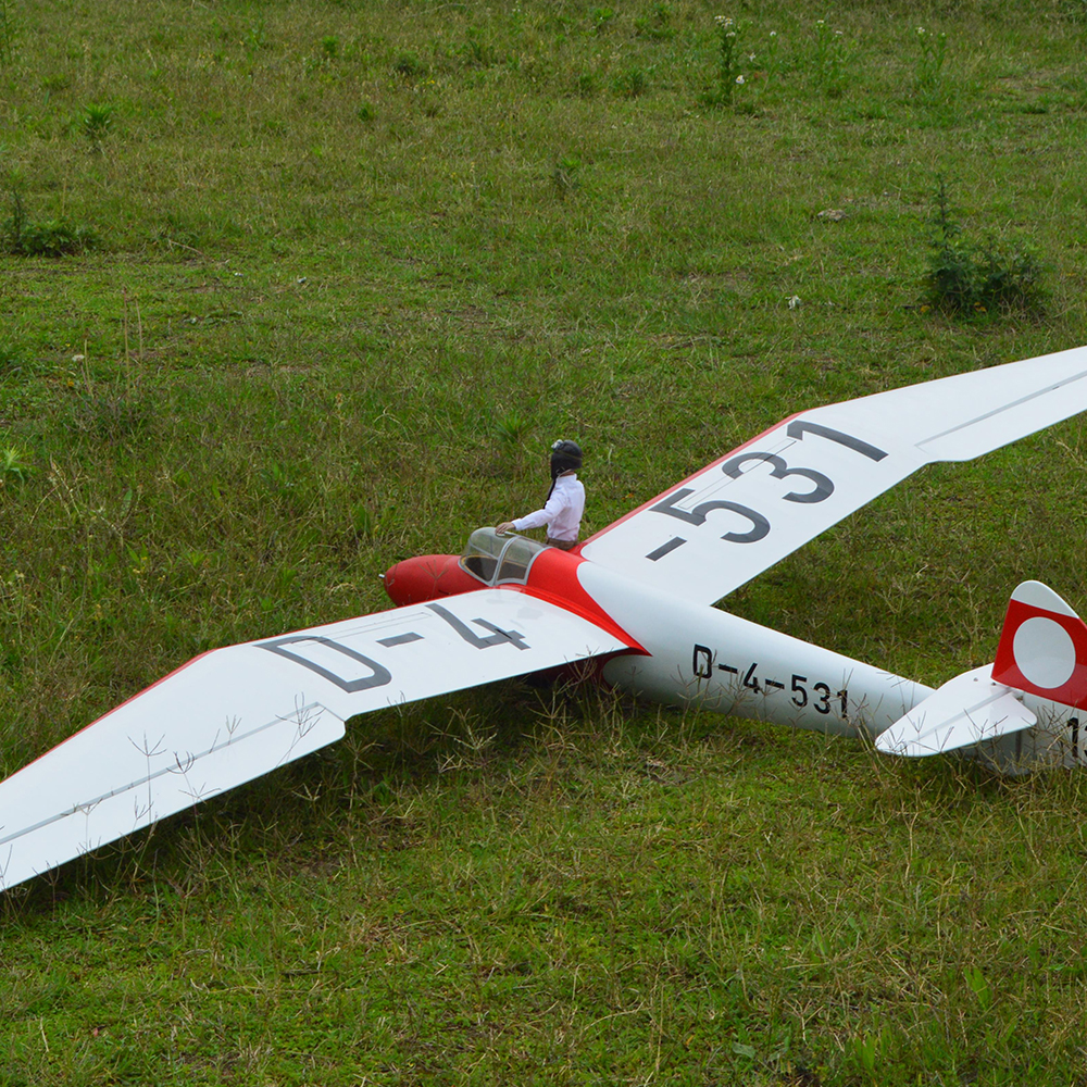 Tony Ray's Aero Model Minimoa 2025 2844mm Wingspan 1/6 Scale SD7032 Profile Balsa Wood RC Airplane Glider KIT