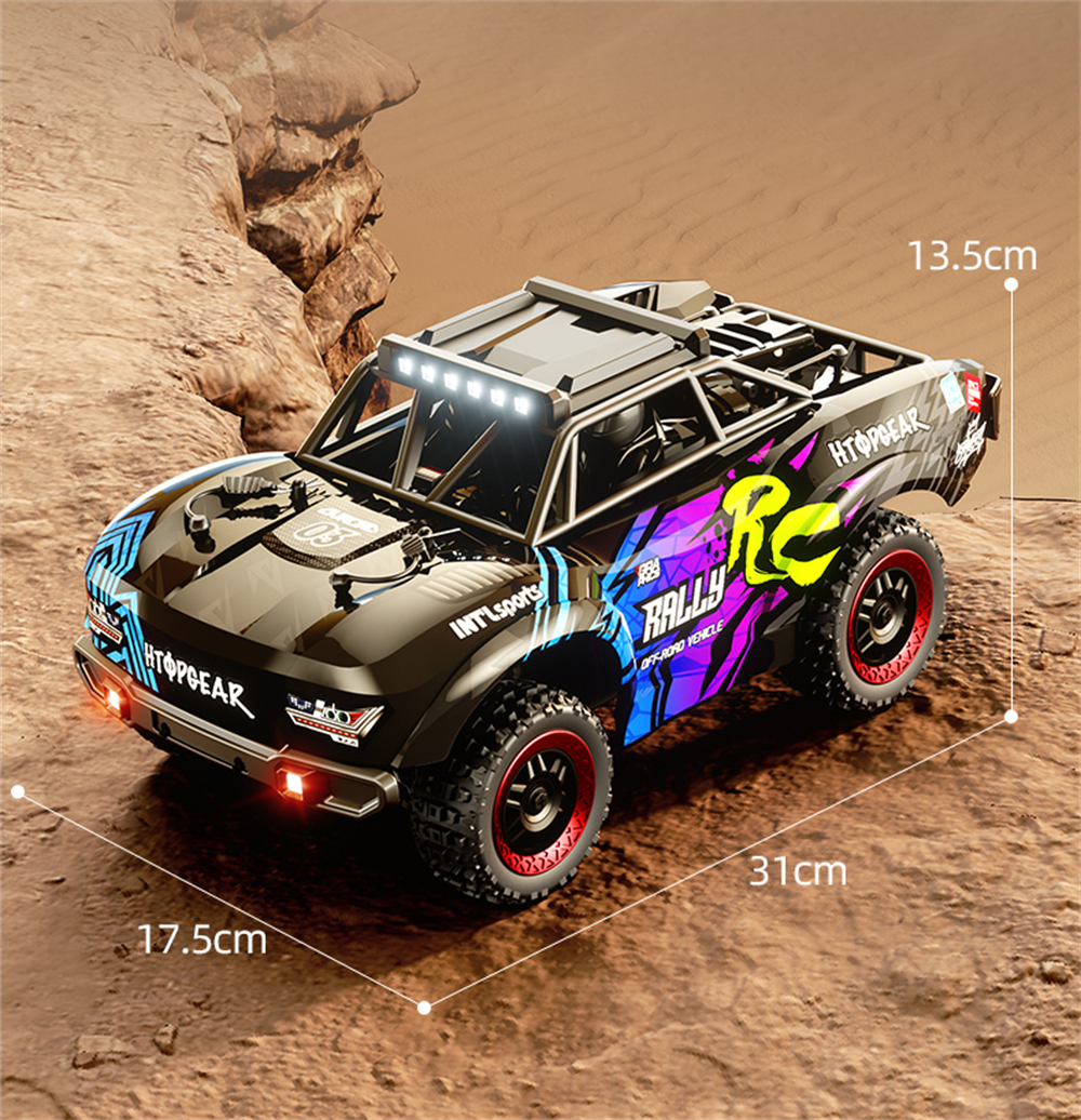 SCY 18103 1/18 2.4G 4WD RTR Truck Brushed RC Car Full Proportional Control with LED Front Light High Speed Vehicle Model