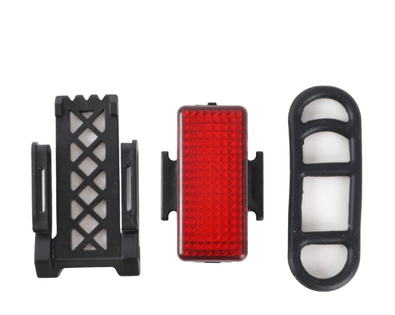 Mini Bicycle Taillight 3-Mode Flash Light USB Rechargeable Safety Warning Light for Bicycle