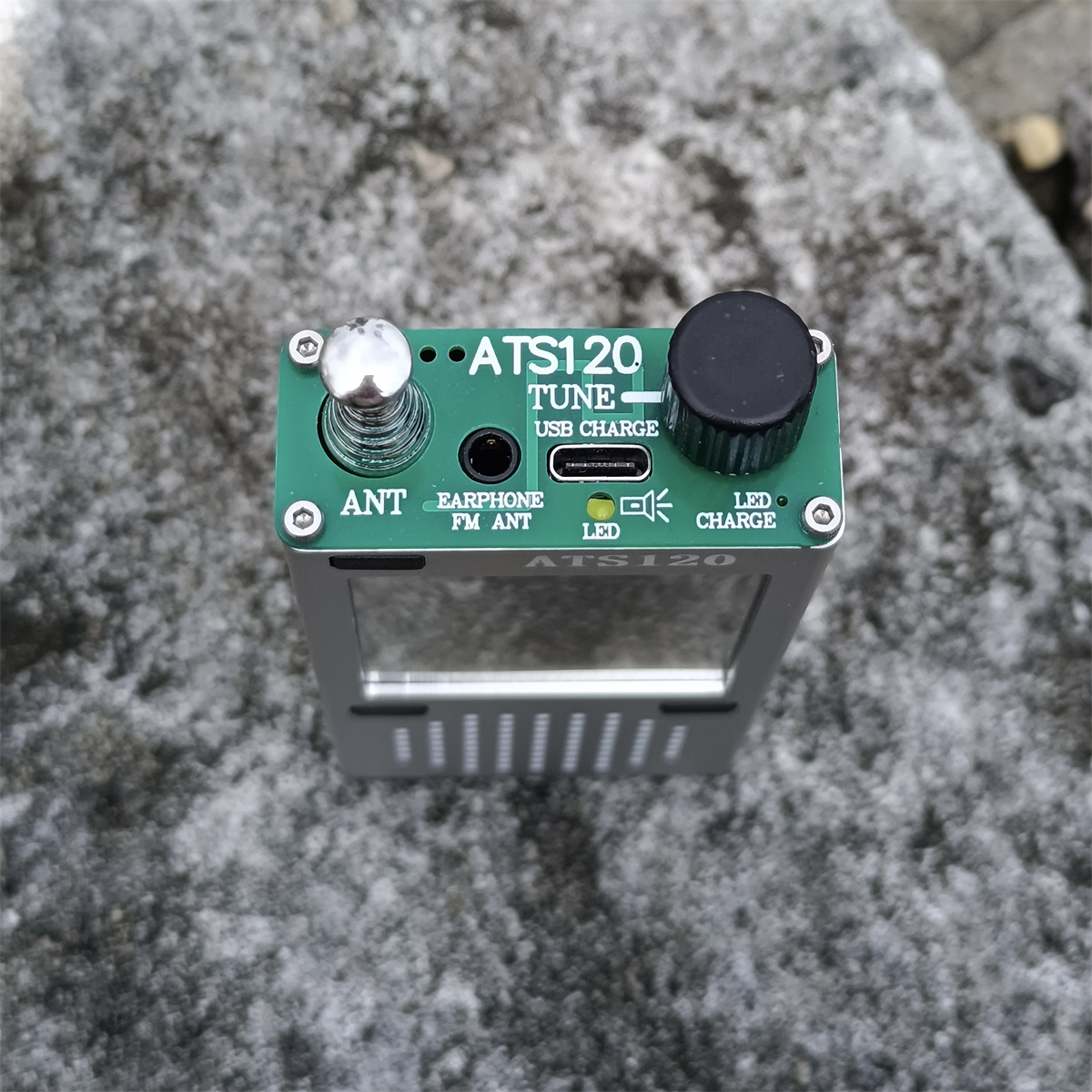 ATS120 SI4732 ESP32 Bluetooth SSB FM 64-108MHz AM LSB USB All Band Radio Receiver + 2.4 inch TouchLCD