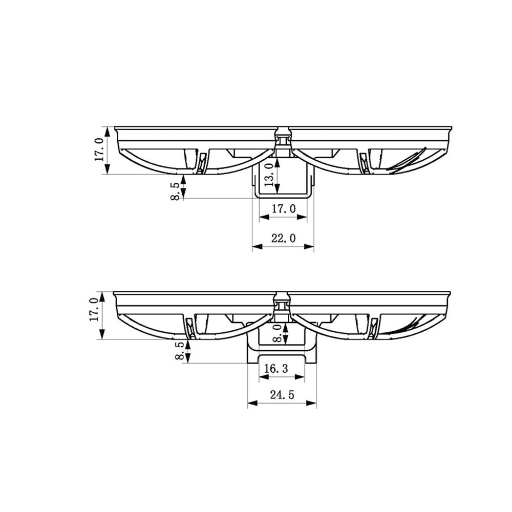 Happymodel Mobula8 Spare Part 85mm Brushless Whoop Frame Kit for RC Drone FPV Racing