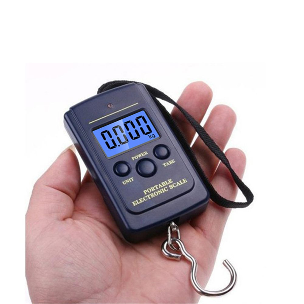 High Accuracy Portable Digital Scale 40kg Capacity 10g Precision Multifunctional Backlit Display Ideal for Travel Fishing Outdoor