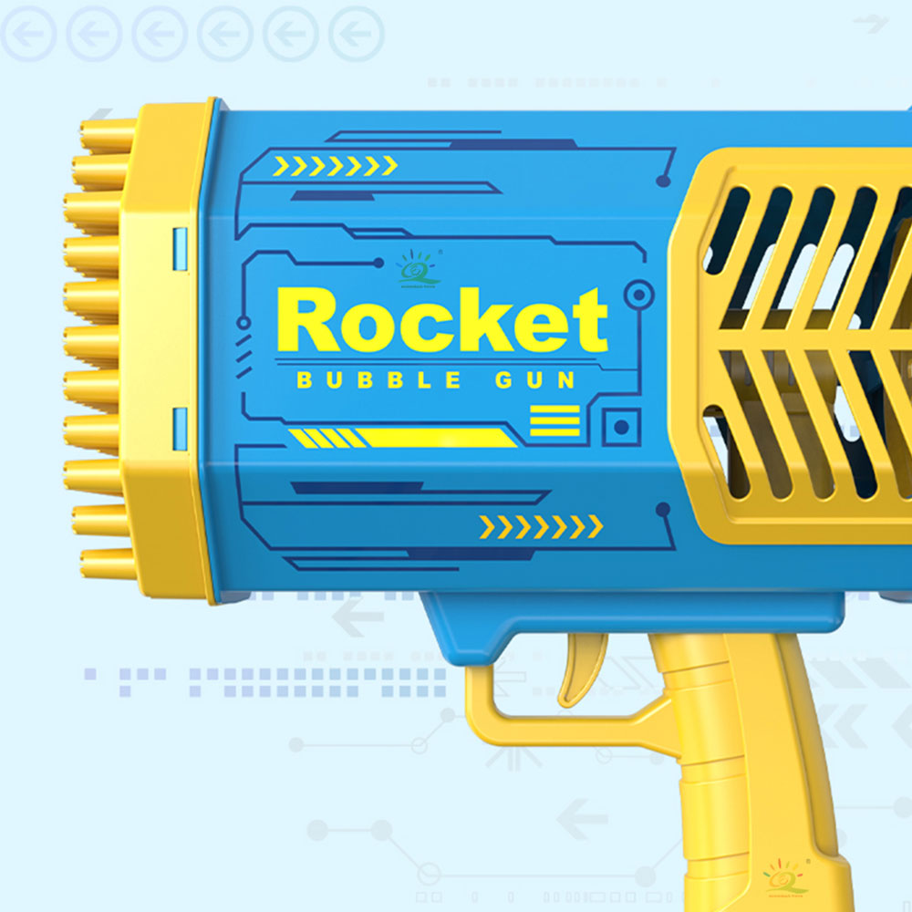 109 Holes Summer Outdoor Flashing Electric Automatic Bubbles Gun Beach Interactive Game Toy for Children