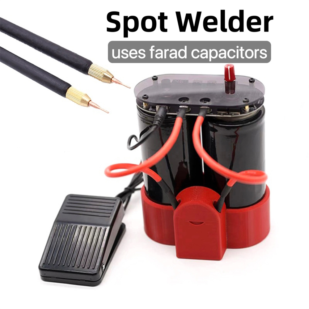 Farad Capacitor Spot Welder OLED Display 2.7V 3000F Spots Welding Machine 99 Gears Semi-automatic Weld Tool Dual Type C Charging