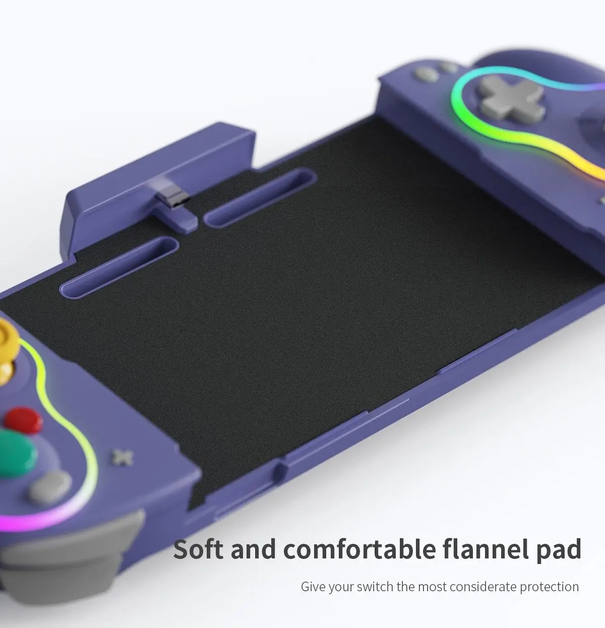 LinYuvo KS63 RGB ワイヤレスコントローラー ゲームパッド スイッチ