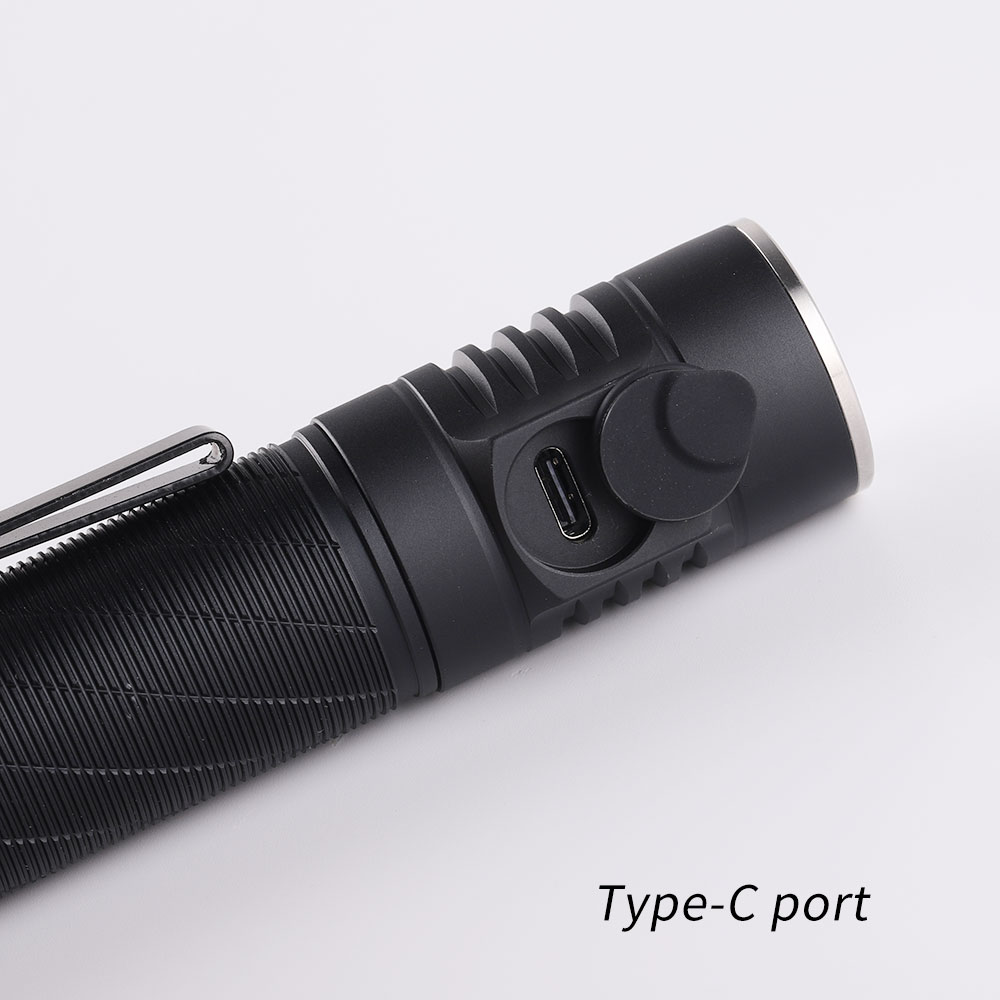 Convoy S21E P50.3 HI Strong Light Compact EDC Flashlight 21700 Type-C USB Rechargeable LED Flash Torch Camping Fishing Lamp Police Fireman Light