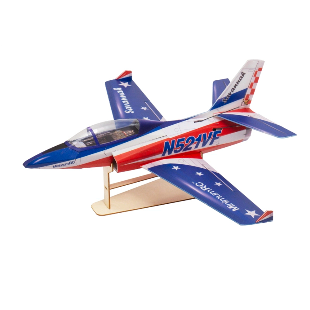 MinimumRC Savannah Jet 4 Channels 30mm EDF 420mm Wingspan RC Airplane Fixed Wings KIT+EDF