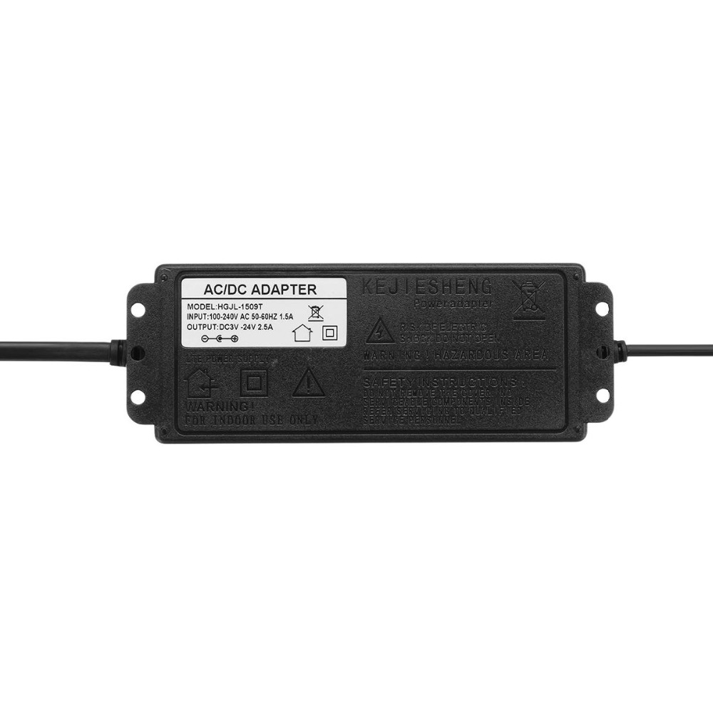 AC/DC Adjustable Power Adapter Supply 4-24V 2.5A 60W Speed Control Volt Display EU/US/AU/UK Plug