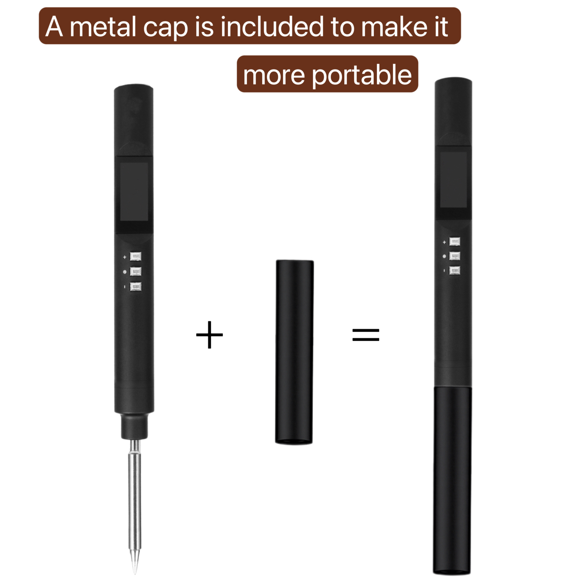 PTS200 V2 100W Electric Soldering Iron Portable Quick Warm-Up Tin Melting Open Source Supports PD3.0 Firmware Upgradeable Battery Not Included T12/TS100 Compatible
