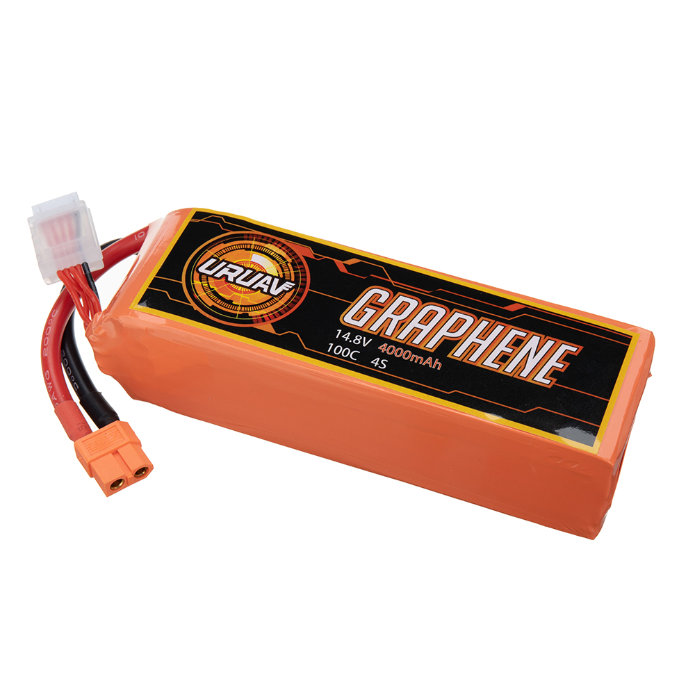 URUAV GRAPHENE 14.8V 4000mAh 100C 4S LiPo Battery XT60 Plug for RC Drone