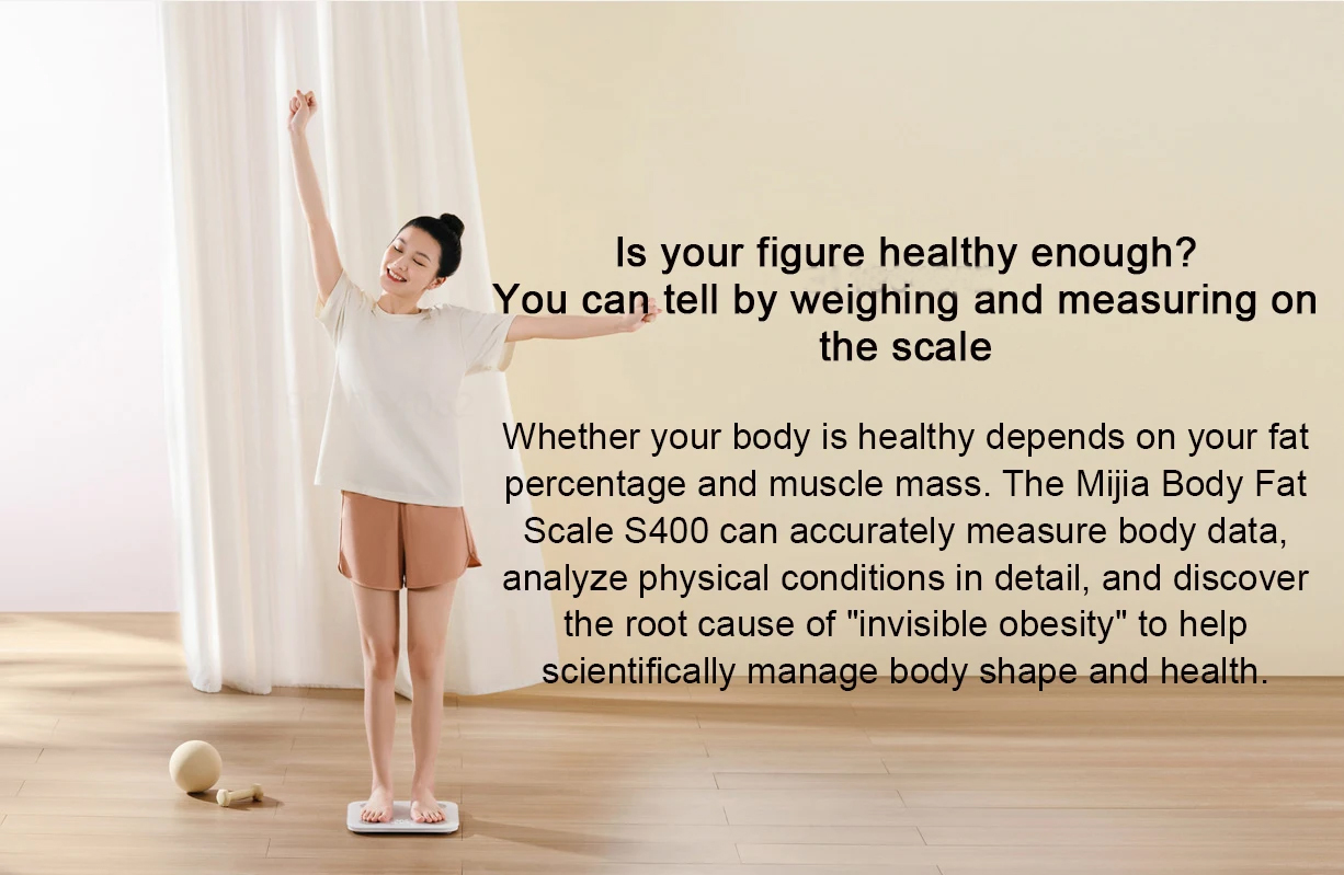 Xiaomi Mijia S400 Bluetooth 5.0 Intelligent Home Body Fat Scale