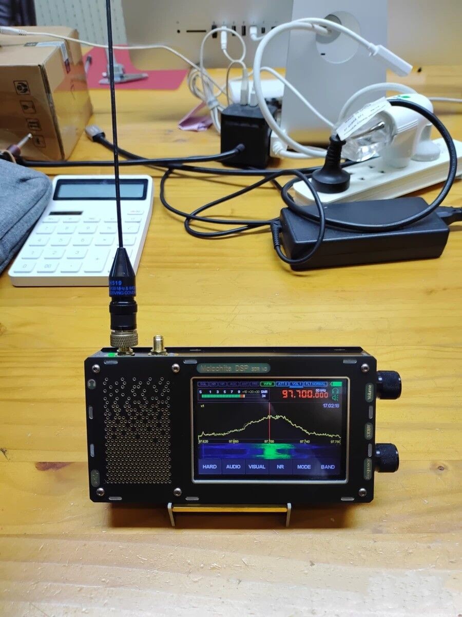 HFDY Registered 50K-2GHz V1.10d Malahiteam SDR Receiver Radio DSP SDR Receiver 3.5