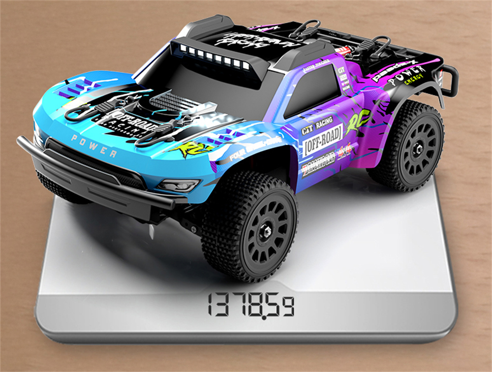 JJRC Q130 PRO 1/14 2.4G 4WD RC Car 40KM/h High Speed Full Proportional Control LED Roof Light Brushless Short Course Off-road Vehicle Models