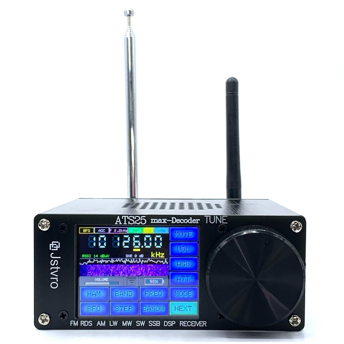 SI4732 ATS-25max-DECODER ラジオ受信機 4.16バージョン CW RTty デ