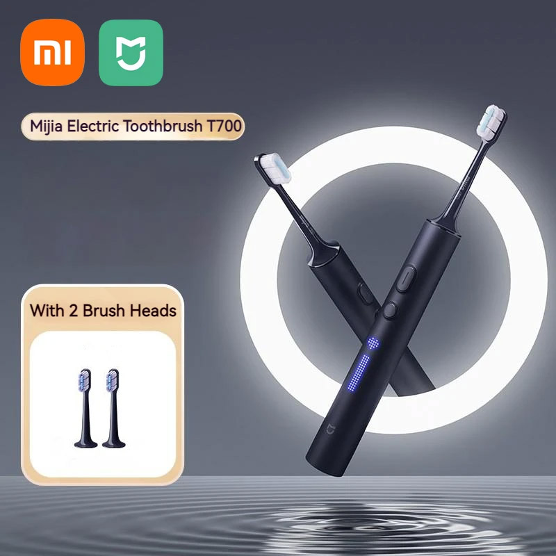 XIAOMI MIJIA T700 Sonic Electric Toothbrush Teeth IPX7 LED Display Whitening Intelligent Ultrasonic Vibration Oral Cleaner Brush