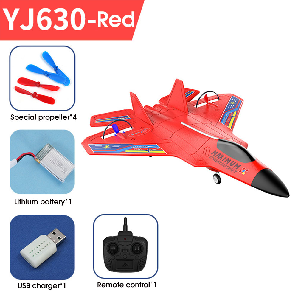 YJ630 320mm Wingspan 2.4G 2CH Built-in Gyro EPP RC Airplane Glider Jet RTF With LED Lights for Beginners