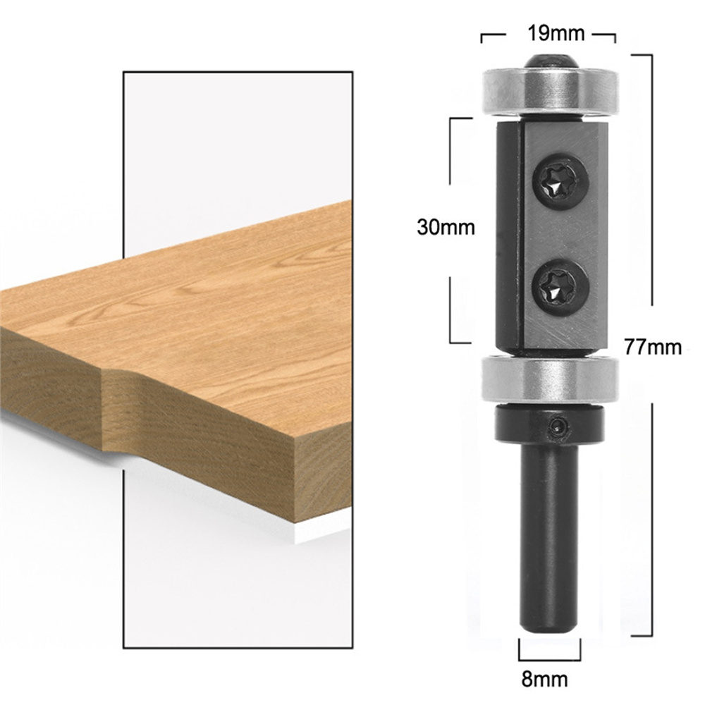 Carbide CNC Router Bit  Dual-Blade Woodworking Milling Cutter for Precision Cuts High-End Durable Design