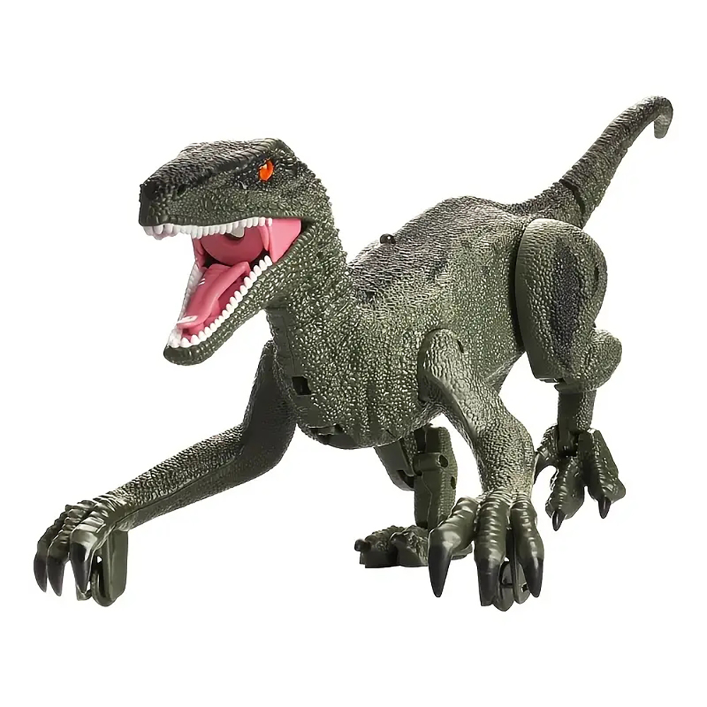 Light-following Induction Remote Control Dinosaur Toy Simulation Five-way Spray Velociraptor Multi-function Sound And Light Electric Model