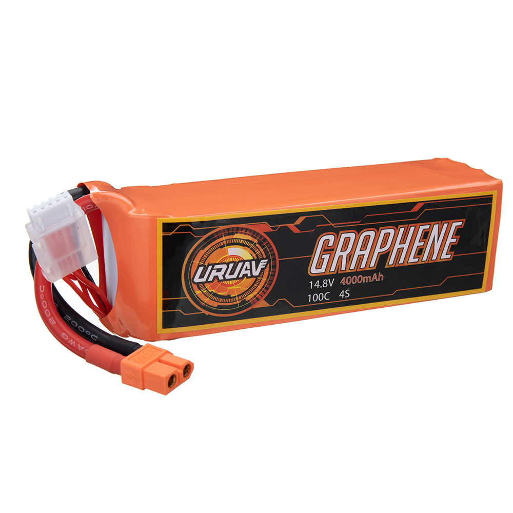 URUAV GRAPHENE 14.8V 4000mAh 100C 4S LiPo Battery XT60 Plug for RC Drone